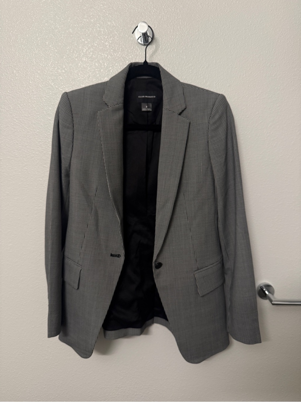 Club Monaco Houndstooth Blazer in Size 0